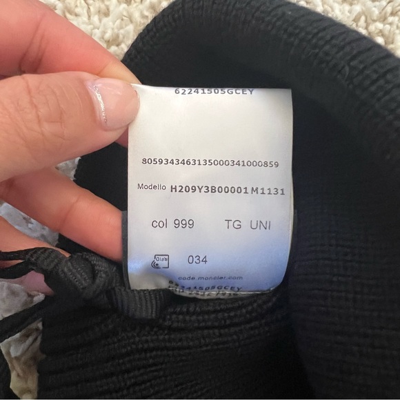 🖤NWT🖤 MONCLER Genius 1017 ALYX 9SM Beanie - Picture 8 of 9